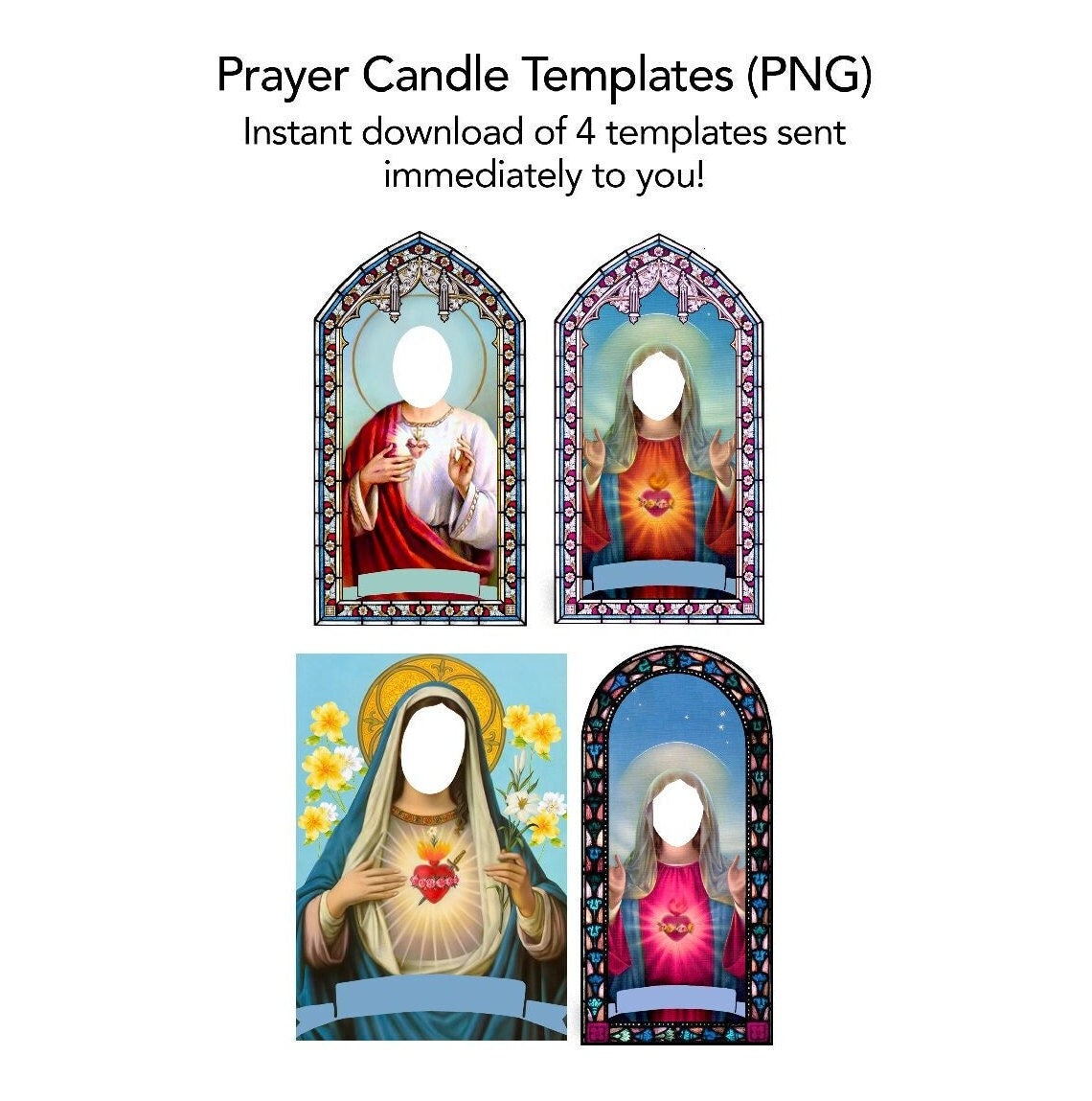 PNG Prayer Candle Templates set of 4 Digital Download Etsy PNG Prayer Candle Templates set of 4 Digital Download Etsy