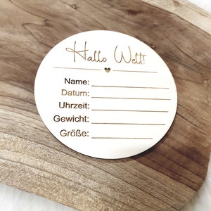 Hallo Welt, Babygirl, Babyboy, kleines Wunder, Geburtsschild, Geburt, Baby, Geburtsdaten, Verkündung