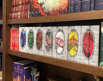 Cubiertas de vitrales inspiradas en La Rueda del Tiempo - Fundas y sobrecubiertas personalizadas - Fabricadas a medida para cualquier libro - Cubiertas personalizadas