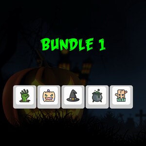 Halloween Keycaps: PBT Cherry MX Switch Keyboard - R4 Row Bundle 1