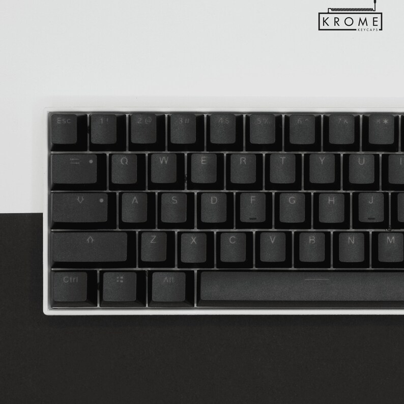 Black Dutch Keycaps: Double Shot PBT, ANSI/ISO - 1.75U Shift - Etsy