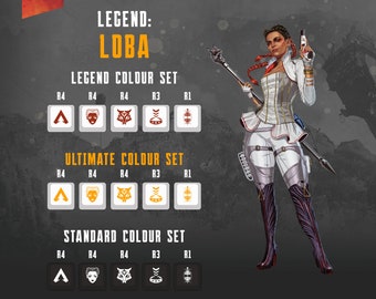 Loba Apex Legends Keycaps: OEM Profile, Cherry MX Compatible