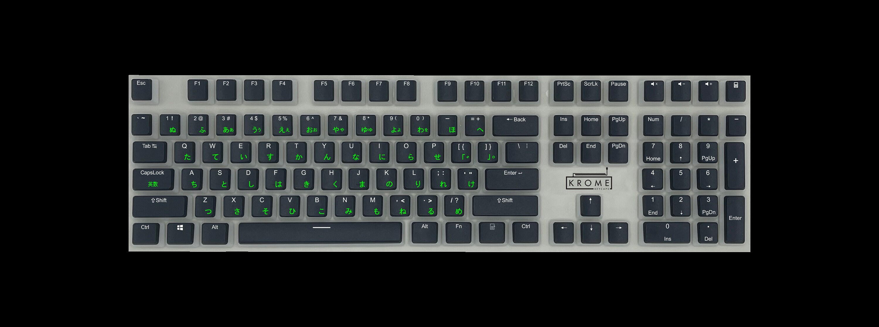 ANSI Japanese Kanji PBT Pudding Keycaps Black sizes for Etsy UK