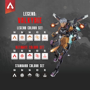 Valkyrie Apex Legends Keycaps: Legend Abilities - OEM Profile
