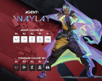 Valorant Waylay Keycaps: Agent Abilities, OEM Profile