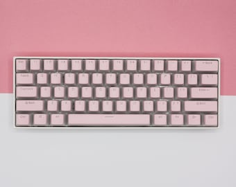 Light Pink Pudding PBT Keycap Set - OEM Profile - Backlit