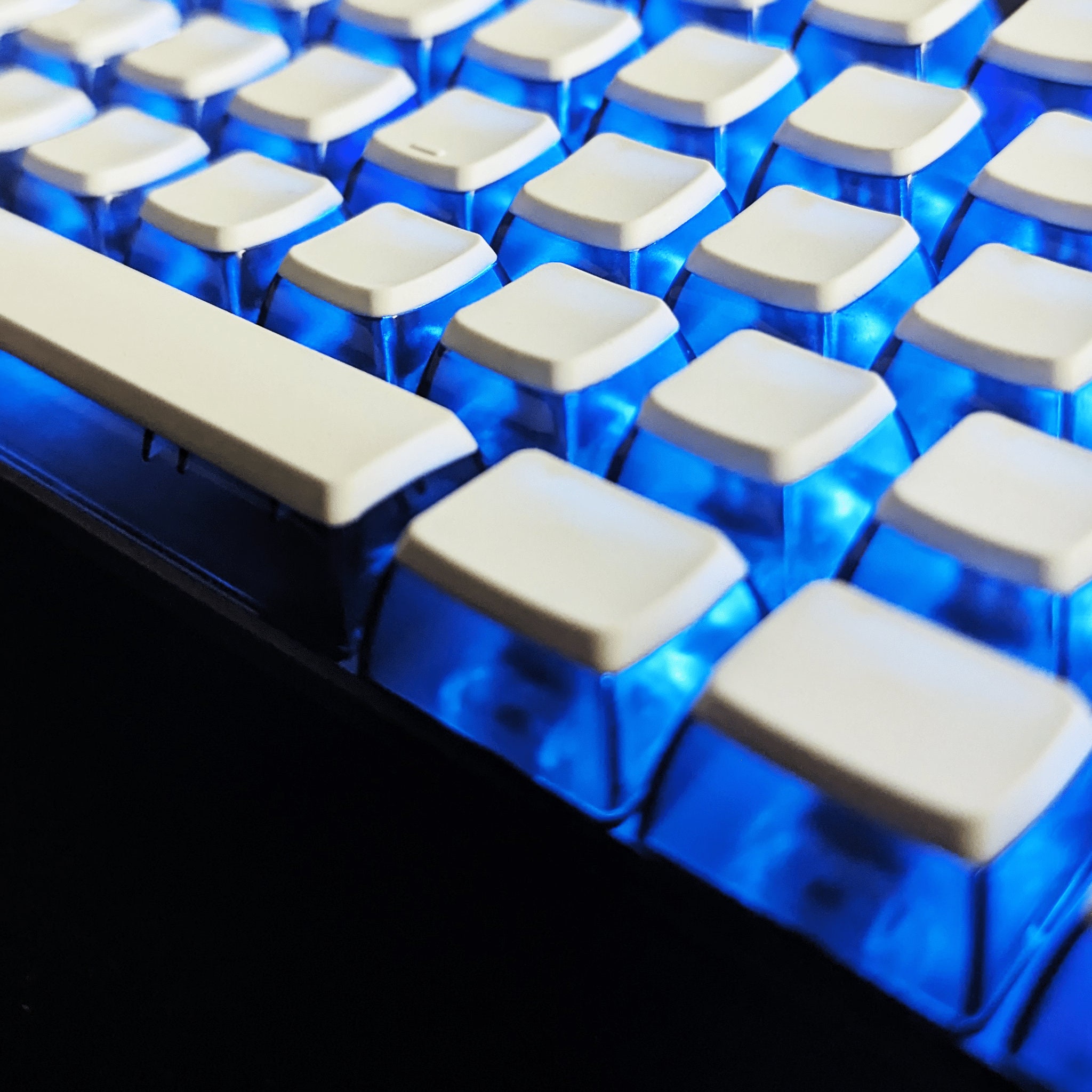 Blank Pudding Keycaps - 116 Keys - ASA Profile - Fits Cherry