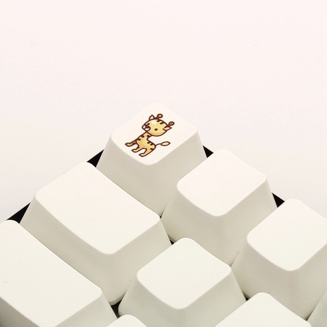Oem R1 R2 R3 R4 Key Cap Cute Giraffe Custom Keycap - R4/R3/R2/R1 - OEM Profile - Fits Cherry MX ...