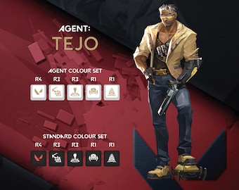 TEJO Valorant Keycaps: Agent Ability OEM Profile