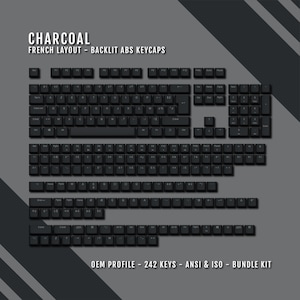 Black Cool 127 Pcs OEM PBT Gaming Keycap Set for Mechanical Keyboard,  Cherry MX Keycap, Gaming Keyboard, Keyboard Accessories, Key Cap Set 