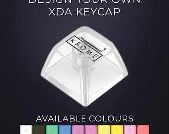 Tecla PBT transparente XDA personalizada: interruptor Cherry MX, tecla individual 1u