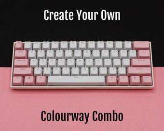 ANSI - Create Your Own - Double Shot PBT Keycap Combinations - Full Set with Backlighting - Oem Profile - Sizes for 105, 80 TKL and 60