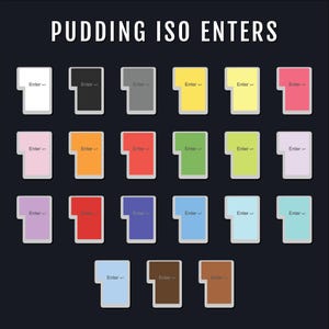 ISO Enter Keycap - Pudding Keycaps - Single ISO Enter - Double Shot PBT Keycaps - Keycaps with Backlighting - Oem Profile - Keycap Gifts