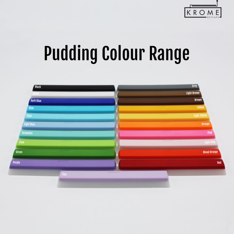 Pudding Keycaps Color ISO - Create Your Own Pudding Keycap Set - 65/75% Sizes - Etsy