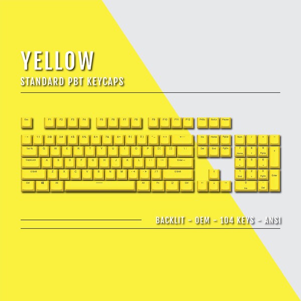 Blue Yellow Keycaps Etsy