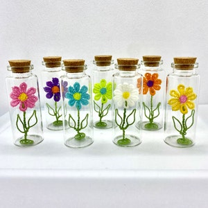1 Stoffblume im Glas