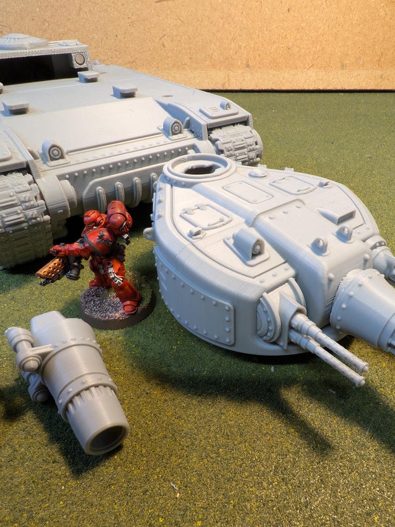 Broadsword Or Pike Super Heavy Tank 3D Printed Wargaming Miniatures Broadsword Or Pike Super Heavy Tank 3D Printed Wargaming Miniatures