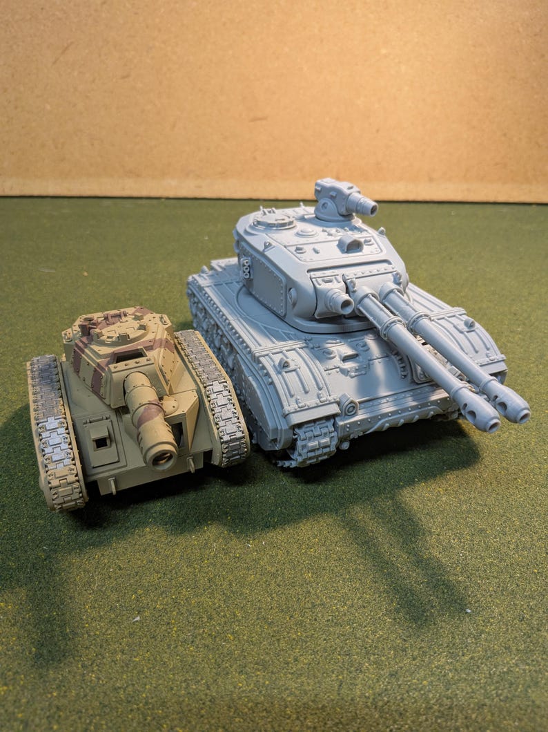 Durandal Heavy Breakthrough Tank 3D Printed Wargaming Miniatures durandal-heavy-breakthrough-tank-3d-printed-wargaming-miniatures