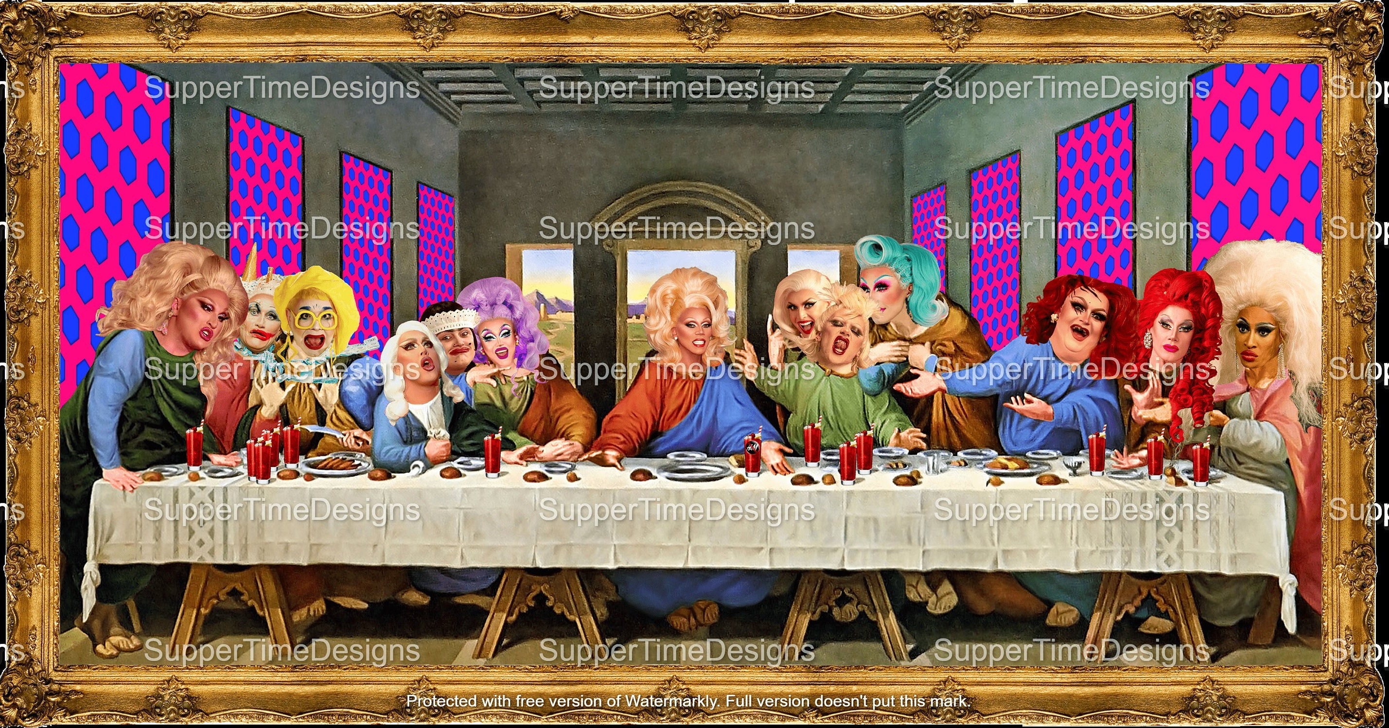 Rupaul's Drag Race Mug Last Supper Inspired UK Seaons 1 & 2 Etsy UK