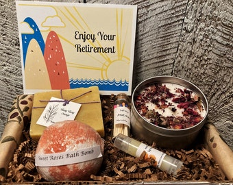 Retirement Gift For Women | Retirement Spa Box | Retirement Gift Box | Relaxation Spa Box | Self Care Gift | Pampering Gift | Spa Gift Box