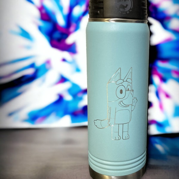 Bluey Water Bottle Custom Etsy Bluey water bottle custom etsy