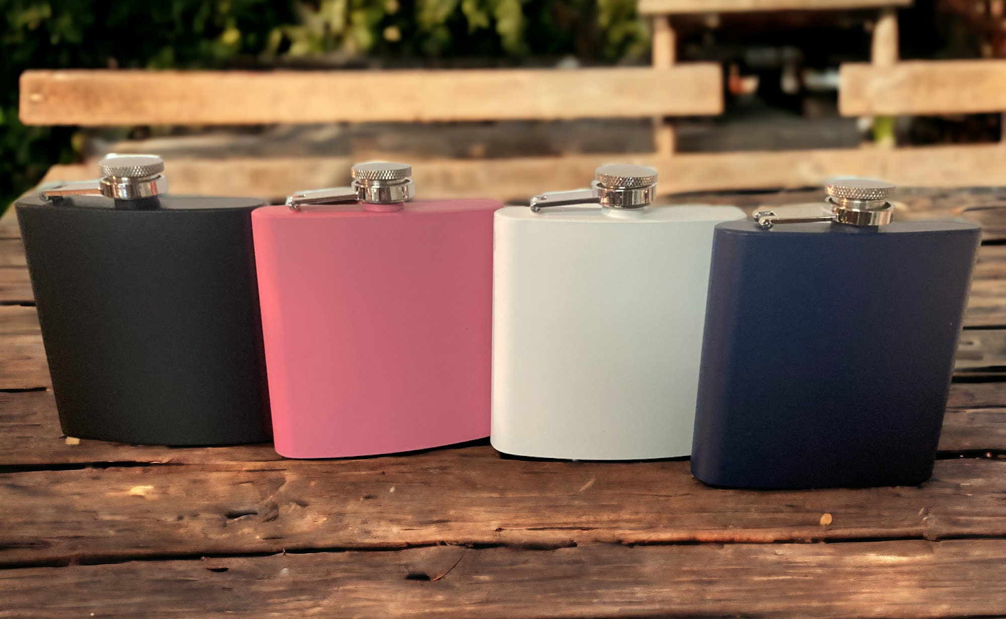 harley davidson flask set