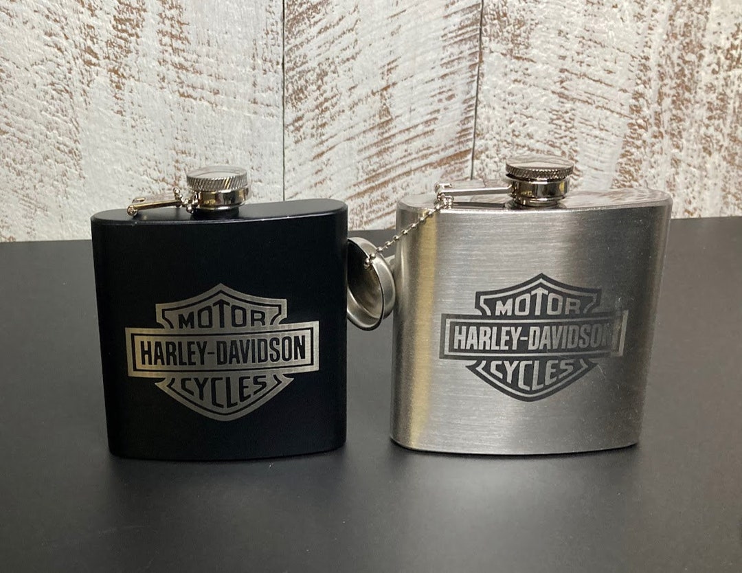 harley davidson flask set