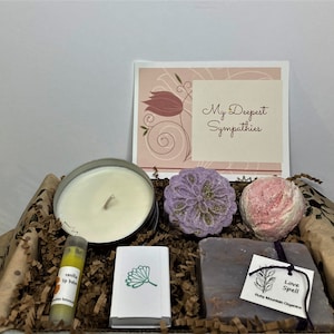 Sympathy Spa Gift Relaxation Gift Memorial Gift Alternative to Flowers Care and Concern Gift Box Thinking Of You Gift Box image 1