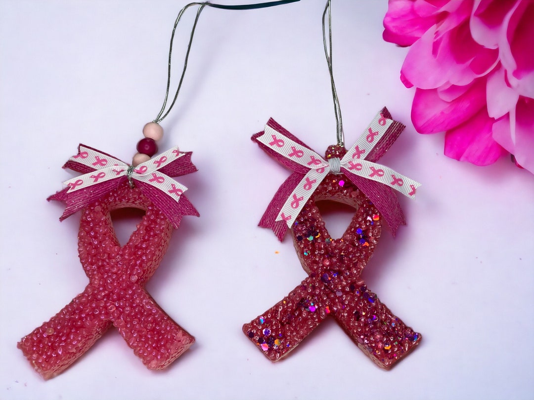 Breast Cancer Ribbon Car Freshie Car Freshie Breast Cancer Awareness