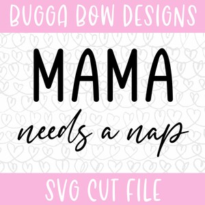 Momma necesita un archivo SVG de nap