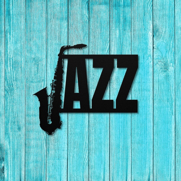 Jazz Metal Wall Art Etsy