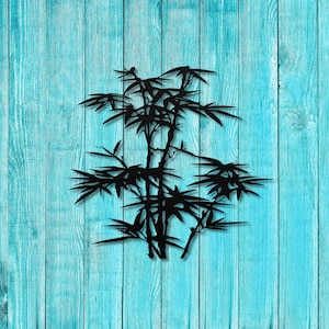 Bamboo Tree, Aisa, Bamboo Plant, Bamboo Metal Art, Tree Metal Wall Art, Tree Sign, Tree Wall Decor, Home Decoration, Wall Hangings