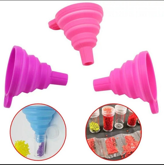 Diamond Painting Funnel, Collapsible Silicon 