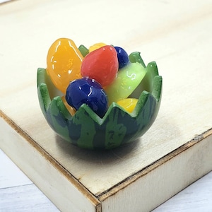 Watermelon Fruit Bowl Diamond Painting Cover Minder, Magnet