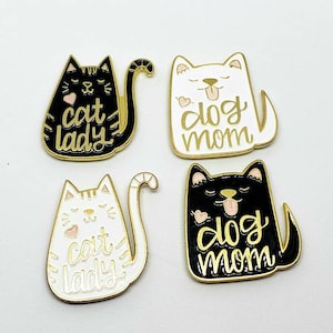 Dog Mom, Cat Lady Diamond Painting Cover Minder, Needle Minder, Magnet