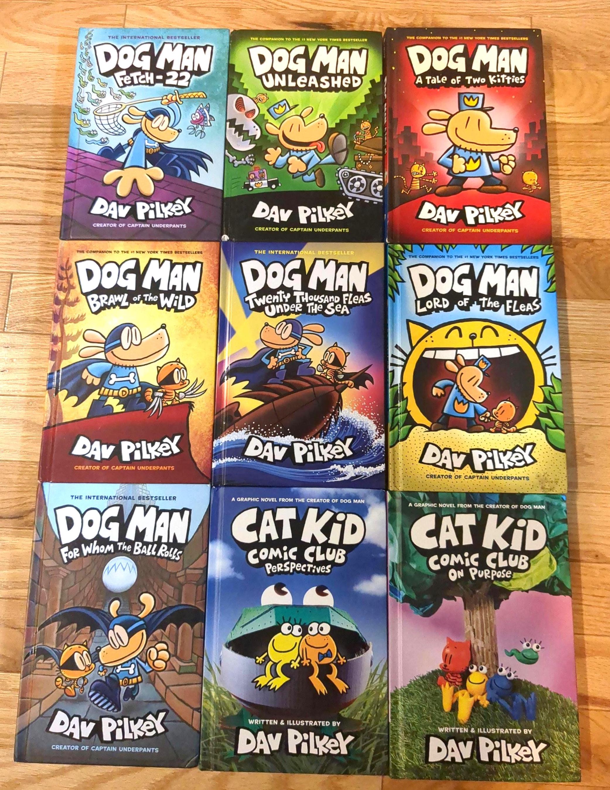 Dog Man & Cat Kid Series 9 Hardcover Books Great Condition! - Etsy