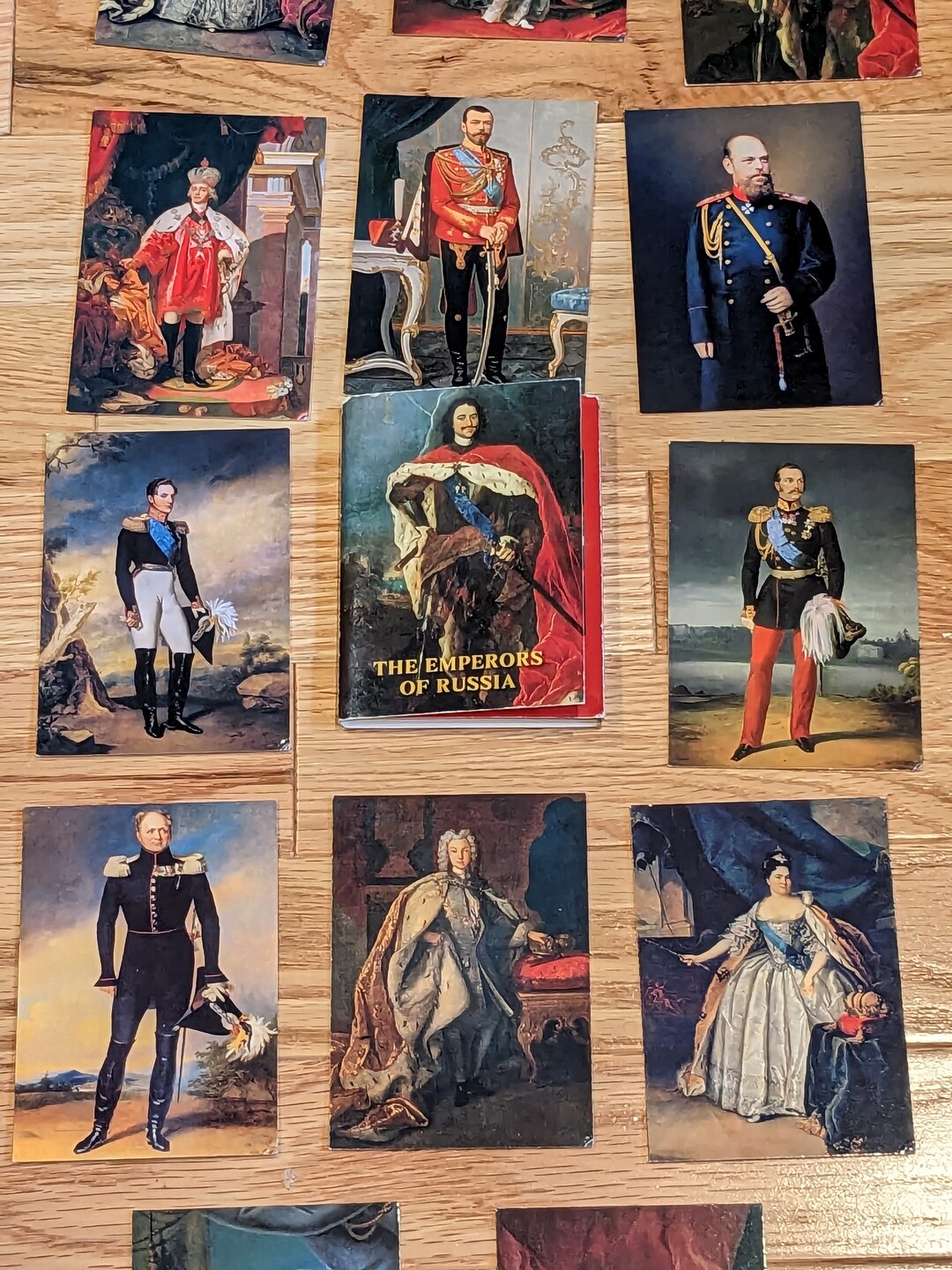 Emperors of Russia 13 Portrait Cards From Peterhof Museum Etsy