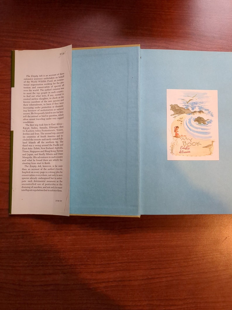 The Empty Ark: Philip Crowe 1967 Book on Wildlife, Environmentalism - Etsy