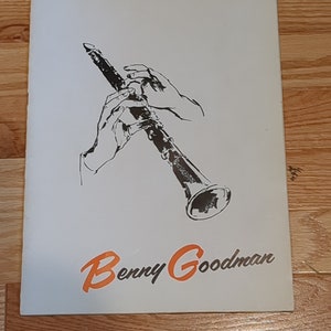 BENNY GOODMAN 1956-57 jazz tour program