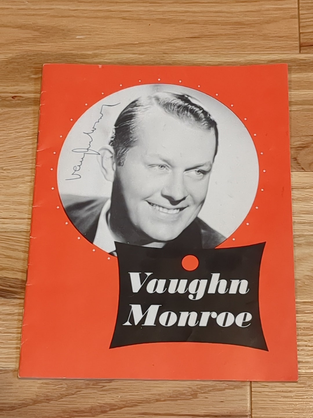 Vaughn Monroe Signed 1950 Jazz Program Autographed Etsy