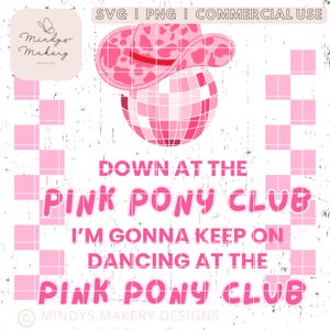 Chappell Roan Princess Tour SVG Design: Pink Pony Club Song Lyrics