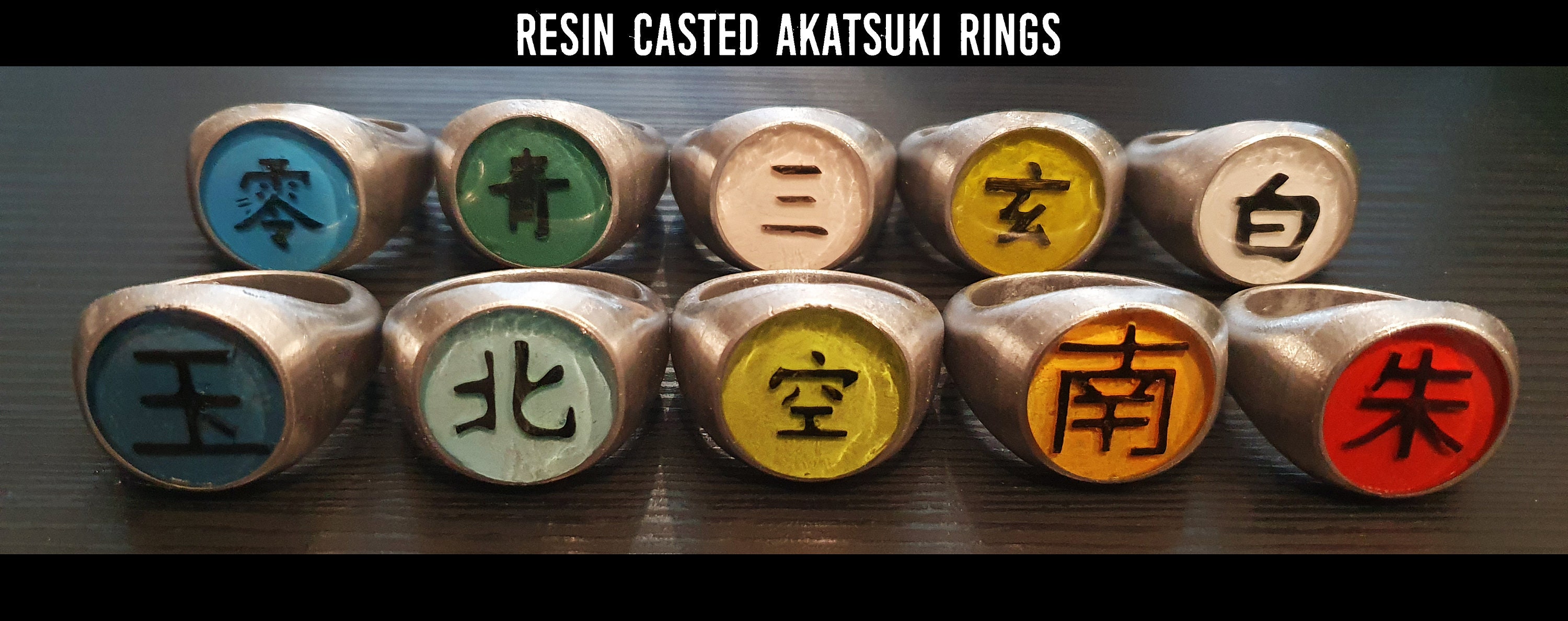 Anillo Akatsuki I - Naruto - Mizu Store