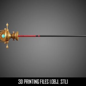 The Case Study of Vanitas - Astolfo's Louisette spear - Files for 3D printing - sliced