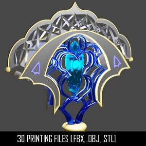 Fate Grand Order - Artoria Caster&#39;s staff - Files for 3D printing - sliced