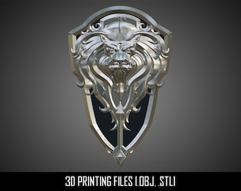 Warcraft - Alliance Shield - Archivos para impresión 3D - sliced