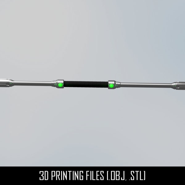 Final Fantasy VII Remake - Aerith's Guard Stick with material slot - Files for 3D printing - sliced