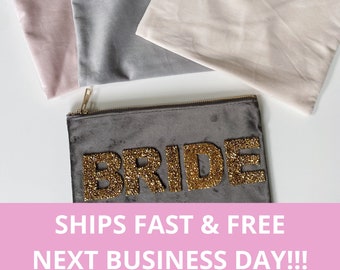 Bolsa de maquillaje, Regalos de novia, Despedida de soltera, Boda, Propuesta de dama de honor, Bolsa cosmética, Bolsa personalizada, Favores de fiesta, Regalos para ella, Cumpleaños
