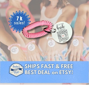 Venmo QR Code, Venmo Bachelorette Bracelet, Buy the Bride a Drink, Venmo Bachelorette, Bachelorette Party, Bachelorette, Party Favors