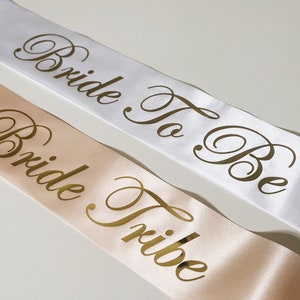 Bachelorette Sash Bride Sash Bachelorette Party Bachelorette Favors Bride to Be Bachelorette Decorations Bridesmaid Proposal Sash Custom