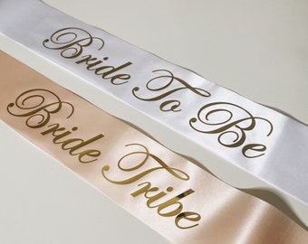 Bachelorette Sash Bride Sash Bachelorette Party Bachelorette Favors Bride to Be Bachelorette Decorations Bridesmaid Proposal Sash Custom